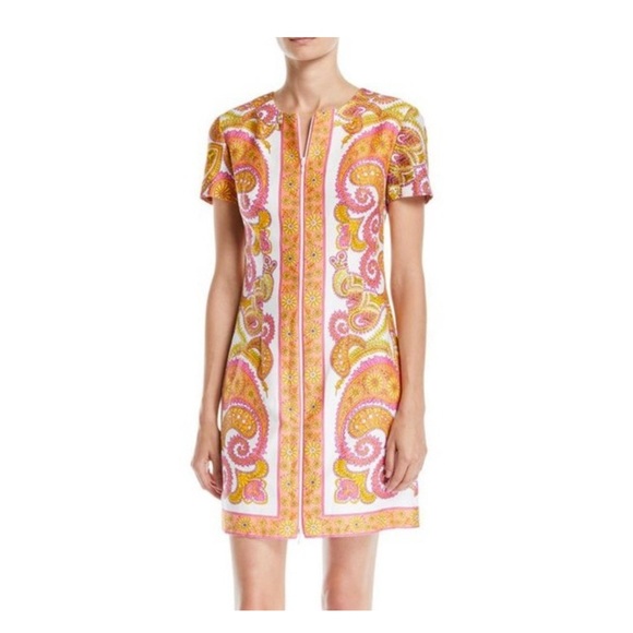 Trina Turk Arboretum Dress Cotton, California Arboretum Paisley size 6 - Picture 2 of 10